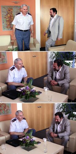 Generál Miroslav Štěpán a ministr vnitra Radek John