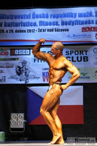 Tomáš Hlava je vicemistrem republiky v kulturistice