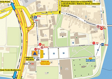 Obr. 2 Dopravní situace