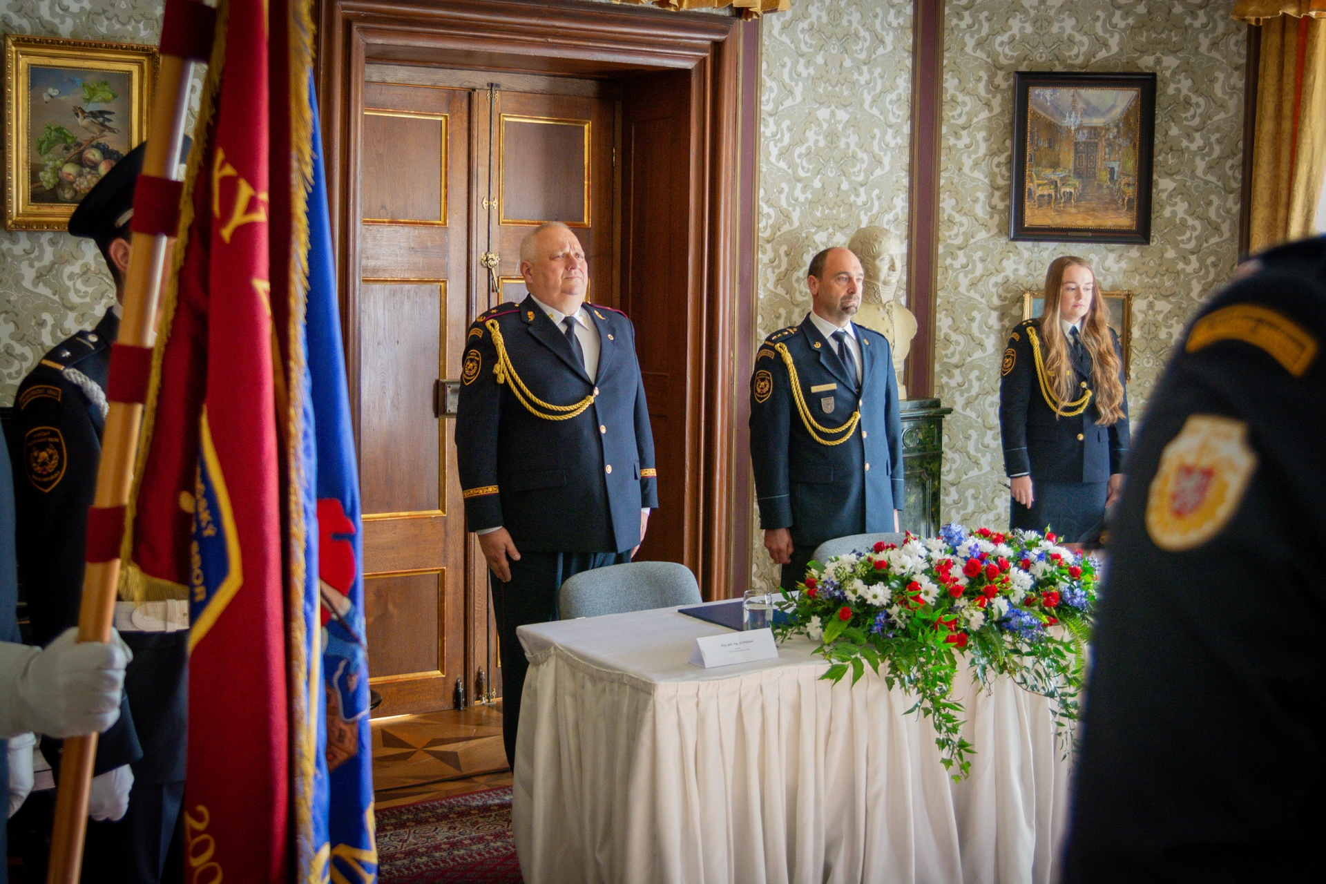 U příležitosti státního svátku ocenili jihomoravští hasiči věrnost ve službě i mimořádnou odvahu