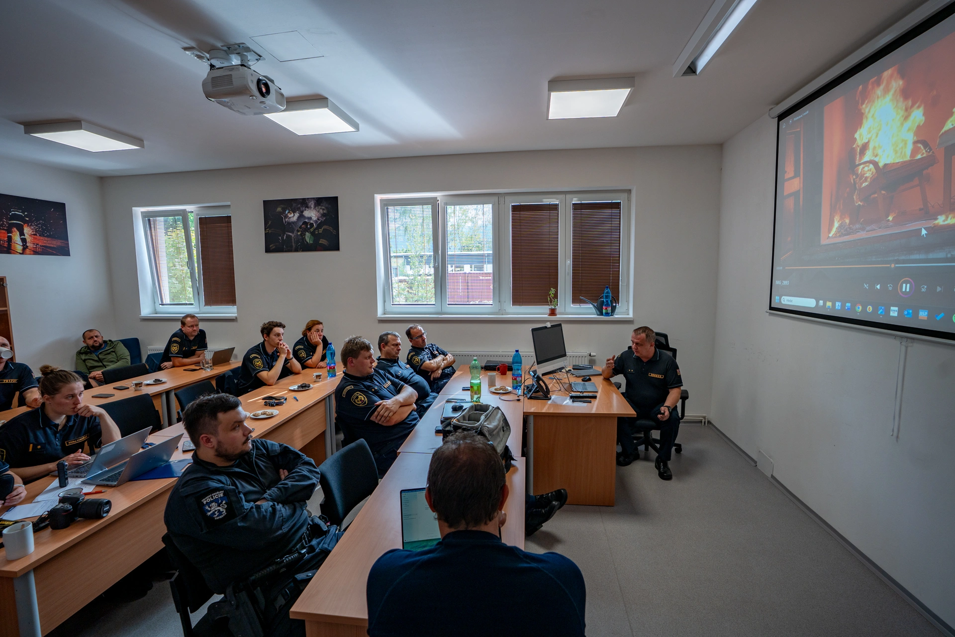 IMZ takové „školení“ pro naše vyšetřovatele požárů