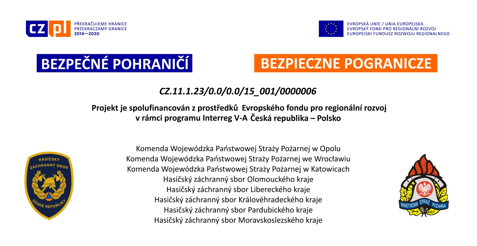 Bezpečné pohraničí plakát