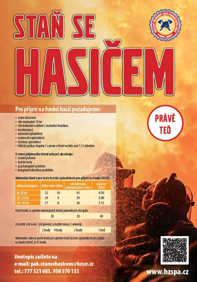 Staň se hasičem