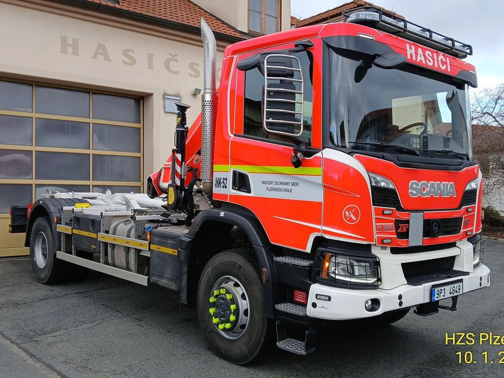 ANK Scania + hydraulický jeřáb