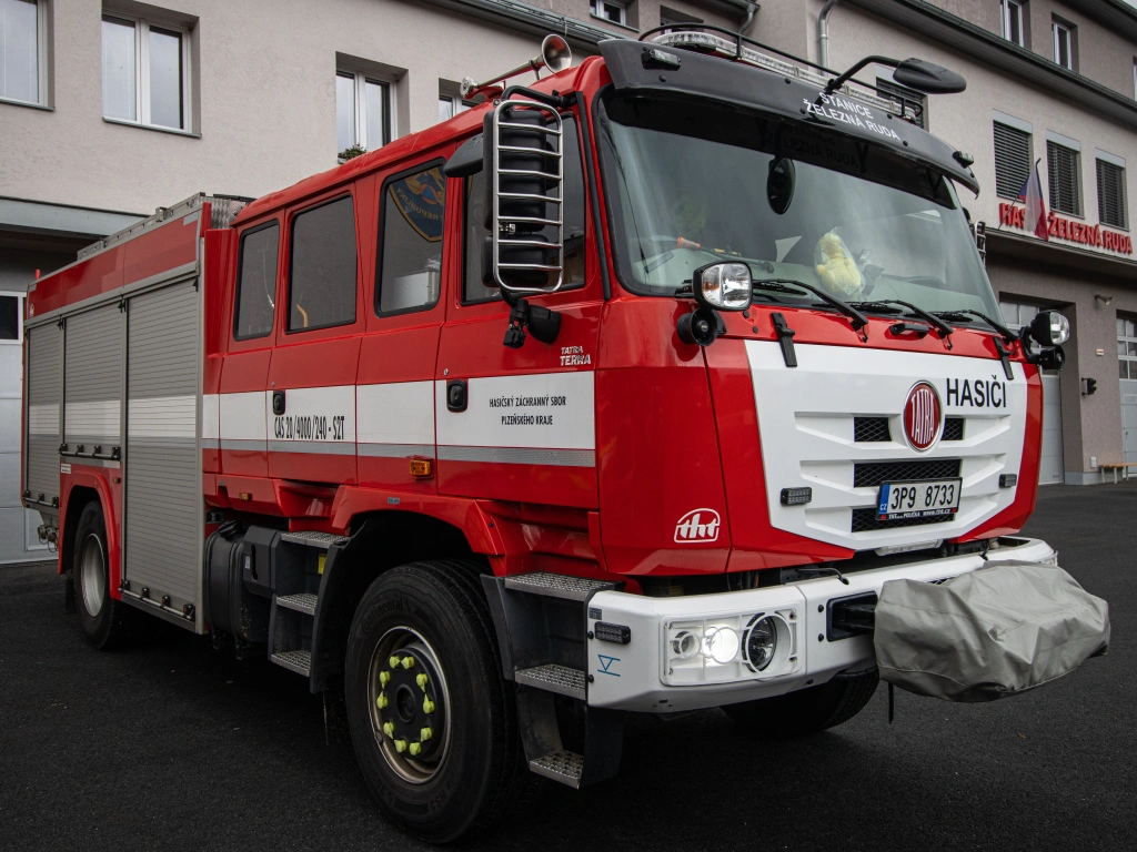 CAS 20 TATRA TERRA cisternová automobilová stříkačka 