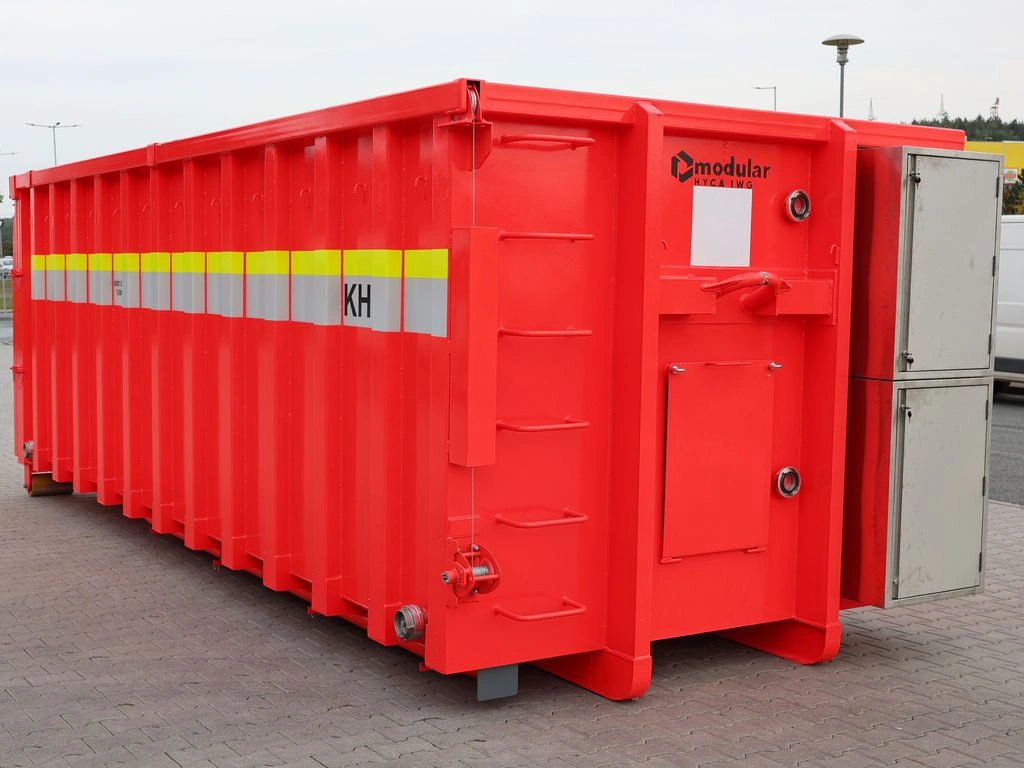 Kontejner pro hašení elektromobilů