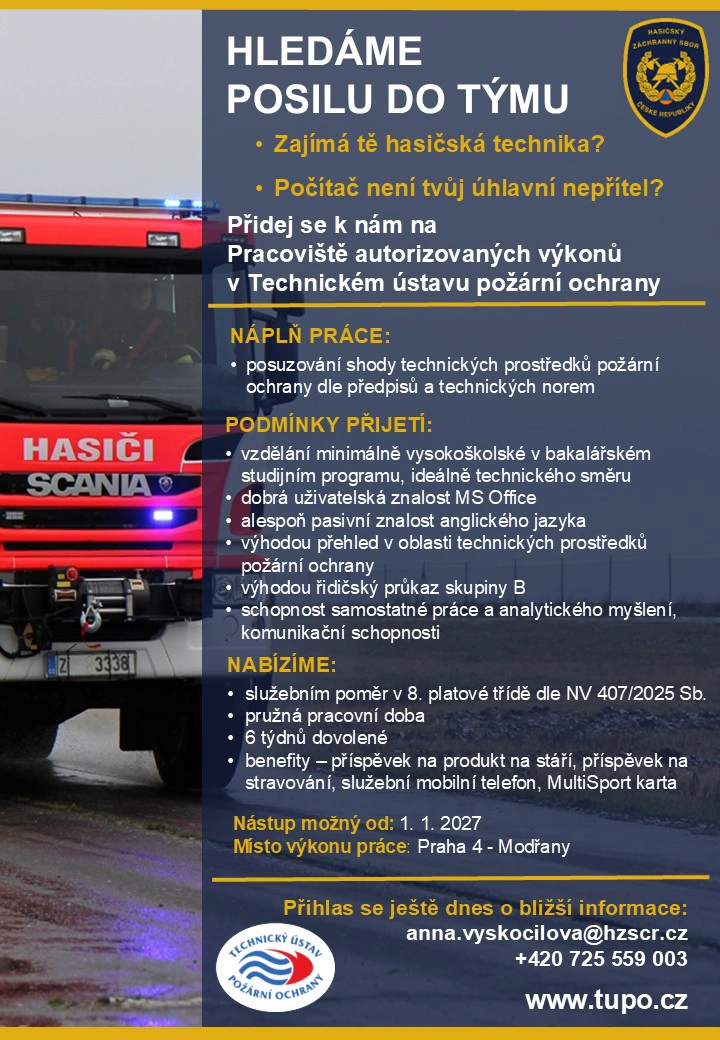 Hledáme novou posilu