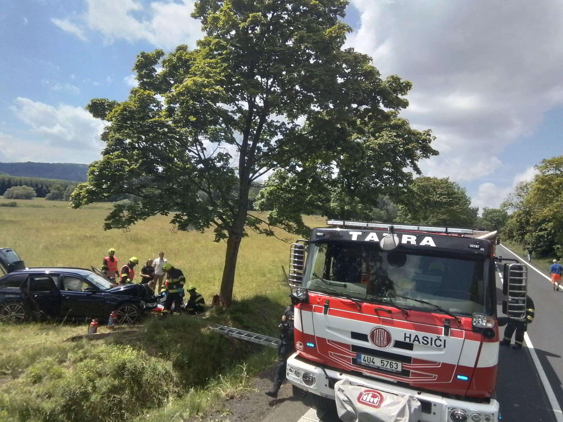Dopravní nehoda u Markvartic